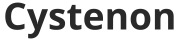 Cystenon logosu - doğal sistit takviyesi
